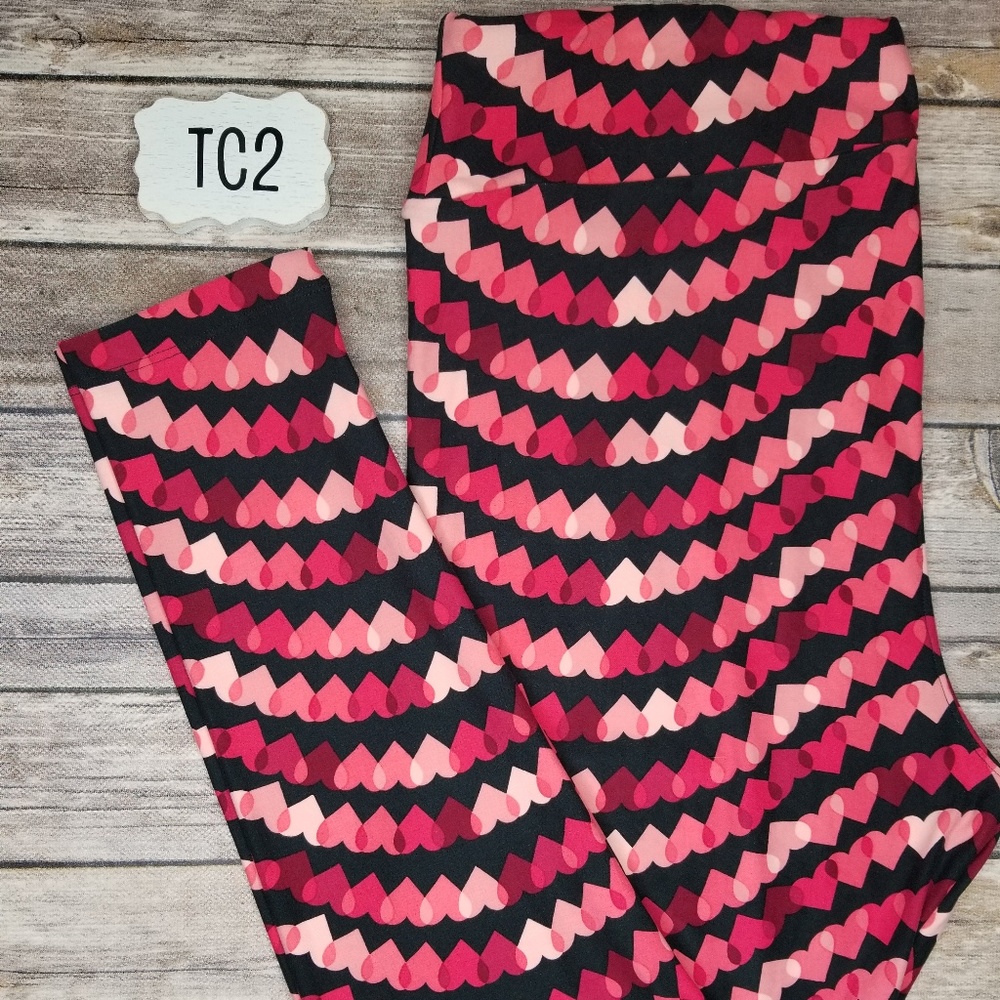 TC2 LuLaRoe Valentines Leggings